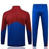 Joyfball 2024/2025 Barcelona Long Zipped Jacket Blue Football Jersey 1:1 Thai Quality