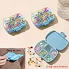 (US Local)5D DIY Diamond Painting Dot Pill Case Diamond Art Pill Storage Box (Dragonfly)