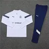 2022/2023 Olympique de Marseille Half-Pull Training Suit White Football Jersey