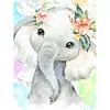 Diamond Painting -DIY Full Square Drill Elephant(40x50cm)