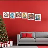(US Local)6pack Xmas Gnome-Special Shaped Diamond Painting Kit(30x30cm)