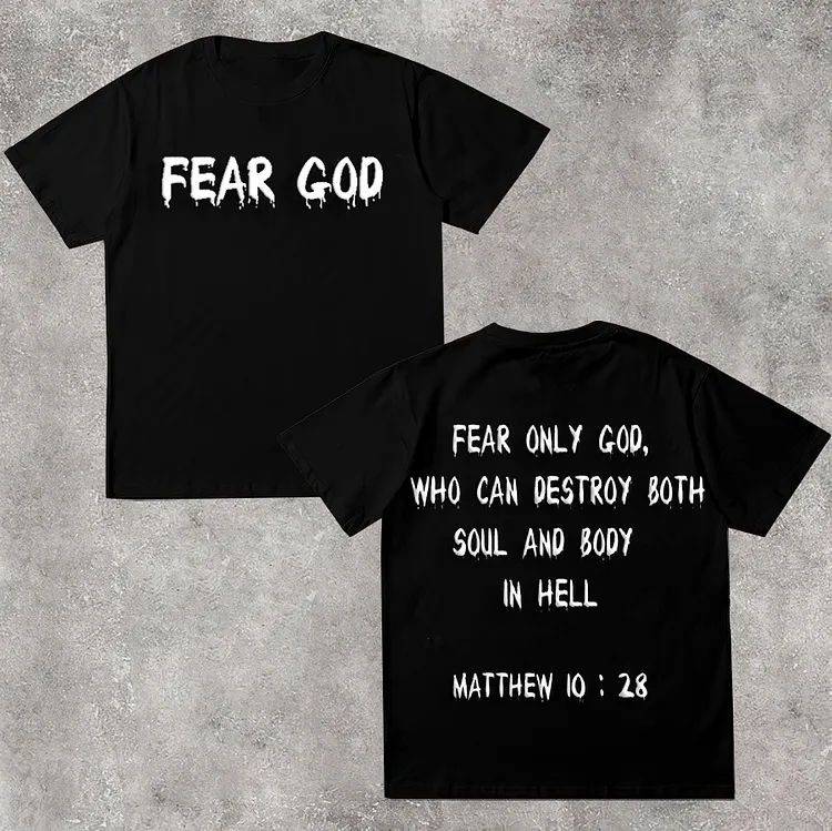 Fear God 100% Cotton Short Sleeve T-Shirt