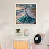 (Multi-Style) Beach Dress Girl-11CT Stamped Cross Stitch 40*40cm/15.75*15.75in