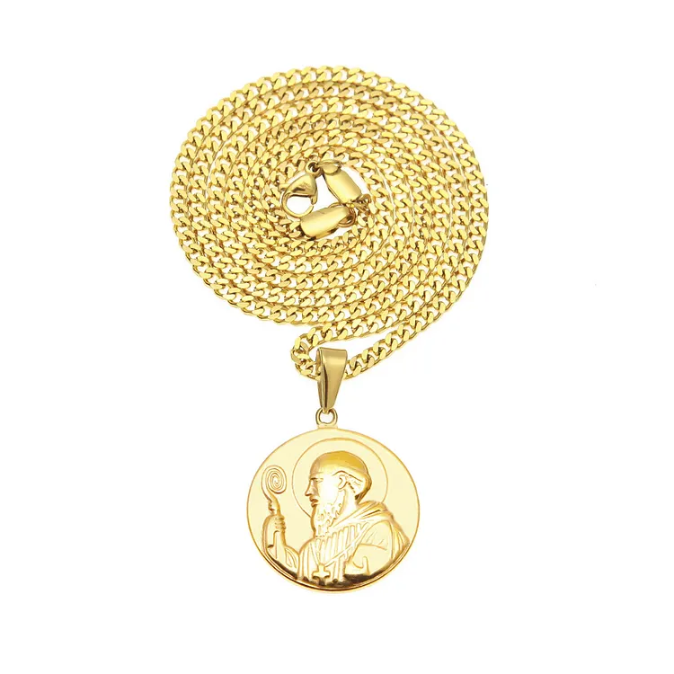 Iced Out Jesus Lion Shark Pendants Necklaces Hip Hop Bling Bling