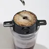 Collapsible Coffee Filter Paperless Hand Brewed Coffee Filter Cup (Black)