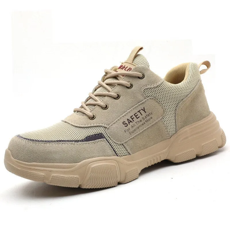 Male Safety Shoes Work Sneakers Indestructible Work Safety Boots Winter Waterproof Shoes Men Steel Toe Shoes Sport Safty Shoes
