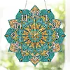 Diamond Painting Mandala Pendant Clock