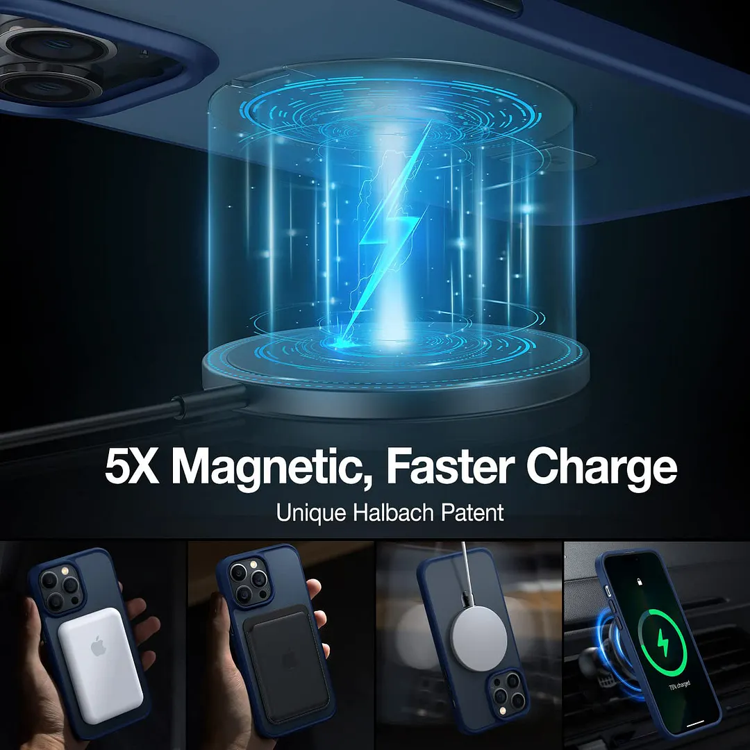 Suitable For iPhone 13/14 Series Invisible Bracket Skin Friendly Magnetic Phone Shell