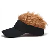 Casquette de baseball perruque