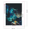 (US Local)Beauty and Tiger- Round AB Drills Diamond Painting(45x60cm)
