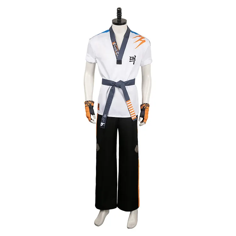 Tekken 8 (2024) Hwoarang White Set Outfits Cosplay Costume Halloween Carnival Suit