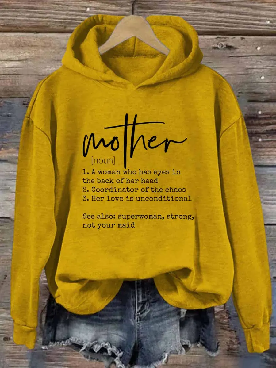 Mother Definition Hoodie