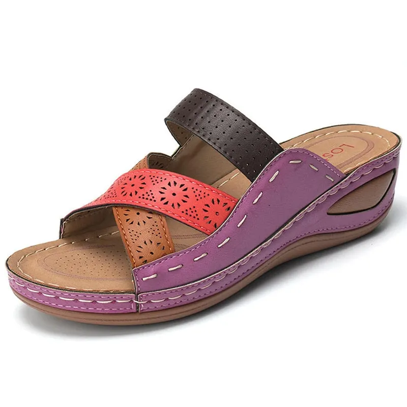 Women Sandals 2020 Fashion Wedges Shoes For Women Slippers Summer Shoes With Heels Sandals Flip Flops Women Beach Casual Shoes
