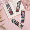 4Pcs Diamond Painting Skull Heart Bookmark for Reading Enthusiasts