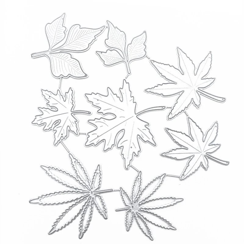 Athvotar Leaves Frame Metal Cutting Dies DIY Scrapbooking Photo Album Decorative Embossing Stencil Paper Card Crafts