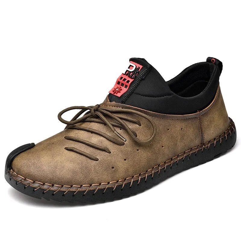 Men's Shoes High Quality Leather Men's Casual Shoes Outdoor Non-slip Men's Moccasins Comfortable Breathable Mans Footwear