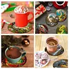 8PCS Wooden Diamond Painting Coasters Kits for Adults Kids Beginner (Dragon)