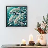 Dolphin-Partial Special Shaped Diamond painting 30*30cm
