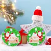 DIY Double Sided Special Shape Diamond Painting Compact Mirror Kit (Santa)