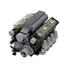 V8 Engine with Gearbox Tech Engine Model Particle Building Block MOC Set (568 pieces)
