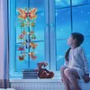 (US Local)DIY Diamond Painting Double Sided 3D Wind Chime Pendant  Hanging Kit