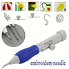 >Sale<Embroidery Punch Needle Kit Magic Needle for Embroidery Needles Pen for DIY Sewing Tools