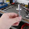 Radiator Valve Wrench Essential Plumbing Tool Professional Radiator Key 304 Stainless Steel for Bleeding Standard Heater Valves