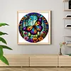 Butterfly - 14CT Counted Cross Stitch 40*40cm/15.75*15.75in(glass painting cross stitch)
