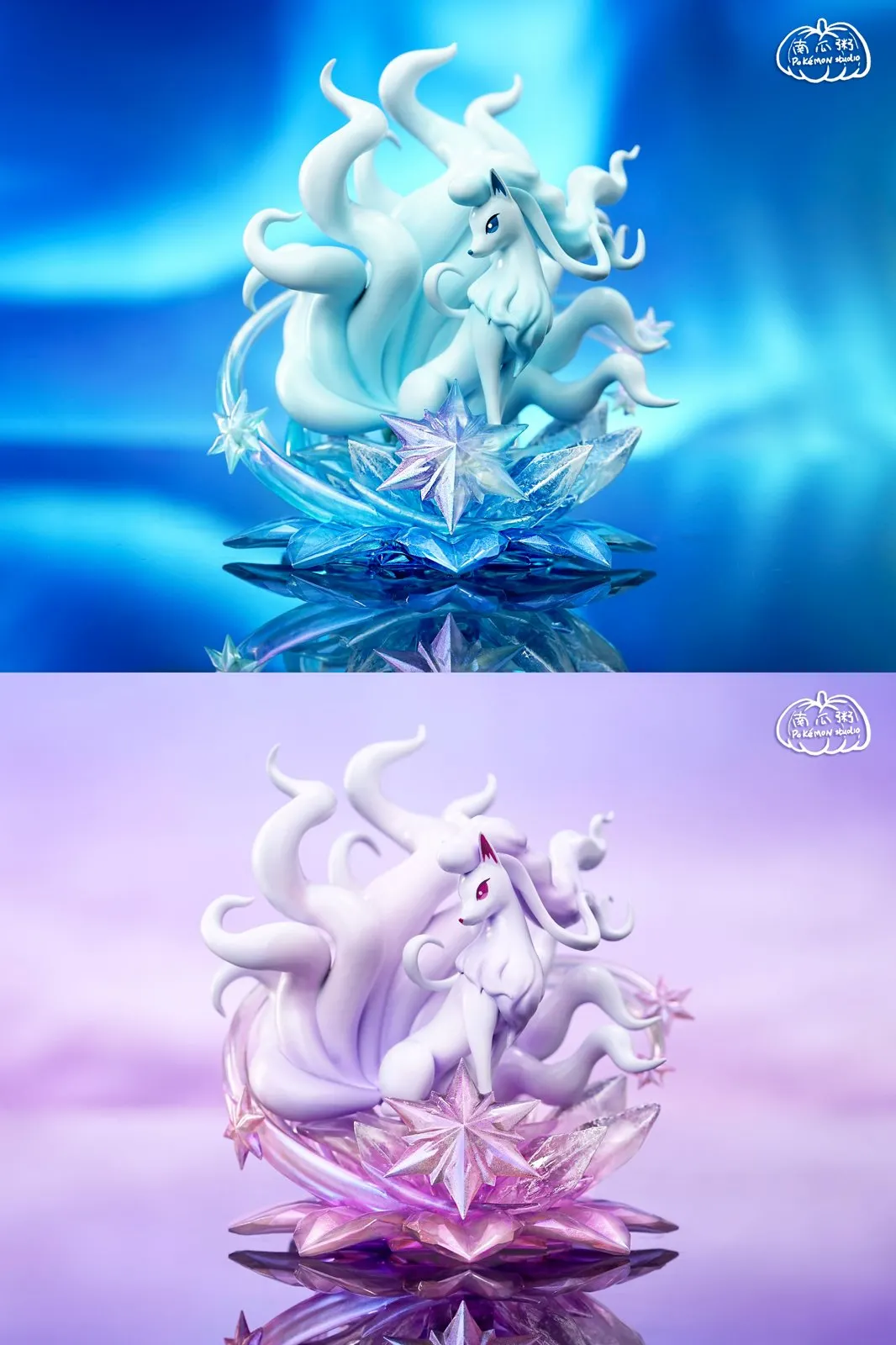 1/20 Scale World Zukan Alolan Ninetales - Pokemon Resin Statue