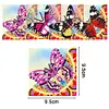 4PCS DIY Diamond Painting Corner Bookmark Kits (Garden Butterfly)