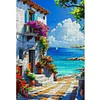 Seaside Town-11CT Stamped Cross Stitch 40*60cm/15.75*23.62in (Big Size)