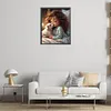 >SALE<5D DIY Full Round Drill Diamond Painting Sweet Girl Home Decor Craft 40x50cm