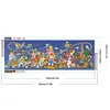 (Big Size)Disney Characters-Full Round Diamond Painting 80*30CM/110*50CM
