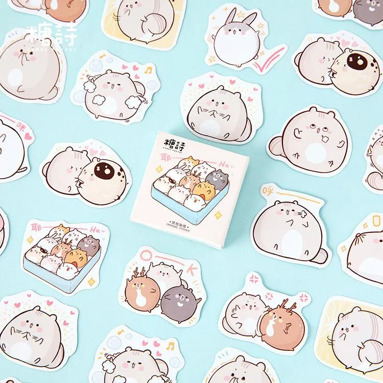 Sphere Hamster Stickers