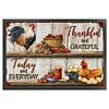 Vintage Poster - Farm Chickens-11CT Stamped Cross Stitch 40*60cm/15.75*23.62in(Big Size)