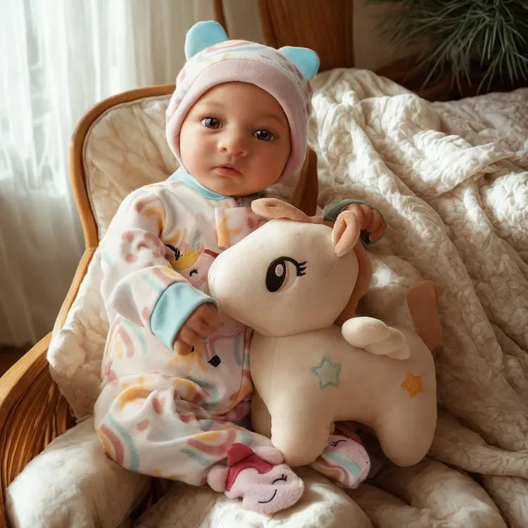 Babeside Quiet Realistic Reborn Baby Nash 17'' Little Infant Boy Healing of the Heart