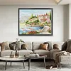 (US Local)Lake Como-11CT Stamped Cross Stitch Kit(66x55cm)