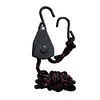 Adjustable Hanging Lanyard Tent Lamp Lifting Pulley Hook (3/8 inch Metal)