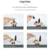 Car Aromatherapy Wooden Figure Shaking Wooden Man Figurine Little Nerdy Dolls