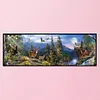 (Big Size)Forest Animals - 11CT Counted Cross Stitch 30*90cm/11.81*35.43in