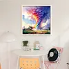 Rainbow Tornado - 11CT Stamped Cross Stitch - 40*40cm - Natural
