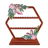 DIY Diamond Painting Floral Design Jewelry Organizer Earring Holder Earring Stand Storage Kit