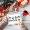 8pcs/set DIY Diamond Painting Art Coaster Kit with Holder (Christmas Gnome)