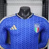 2026 Long Sleeve Player Version Italy Home Football Shirt 1:1 Thai Quality