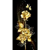 (Counted/Stamped) 11CT Golden rose - Cross Stitch 30*60cm/11.81*23.62in