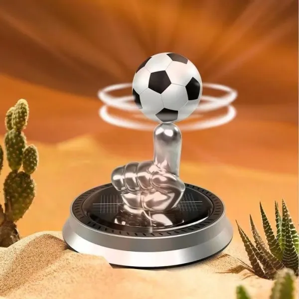Solar Powered Rotating Football Car Aromatherapy