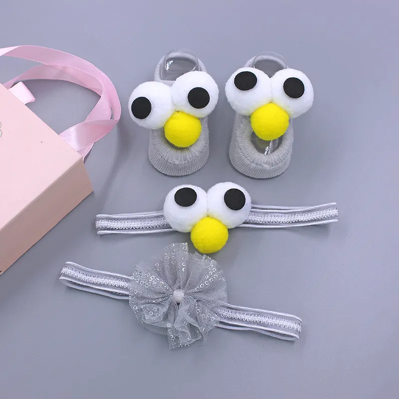 Lovely Eyes Headbands and Socks 3-Piece Set