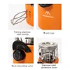 2 In 1 Camping Stove Gas Heater 2500W Portable Roasting Stove for Travelling