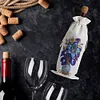DIY Diamond Painting Wine Bags Diamond Art Liquor Bottle Covers Kit(Vase)