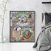 Winter-14CT Stamped Cross Stitch 38*49cm/14.96*19.29in